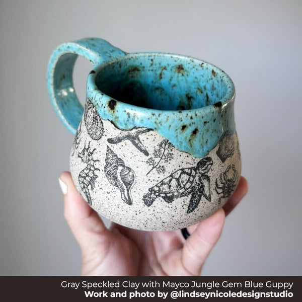 Gray Speckled Pottery Clay