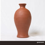 A vase made of SPS Redart Terracotta clay in the greenware stage