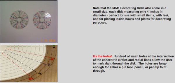 MKM Decorating Disks - Set of 2