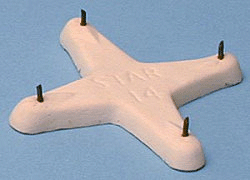 #H24-4 - 4-Pointed Stilt - 1-1/2 in High - 2-1/2 in Size - Each