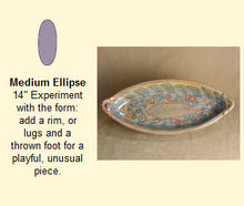 Plaster Mold – Ellipse – Medium