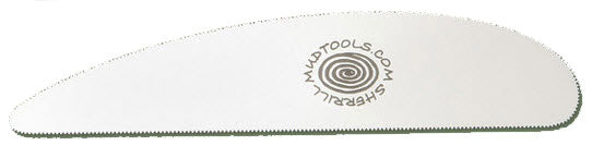 Mudtools: SSL12 Long Stainless Steel Scraper - 12 Teeth Per Inch